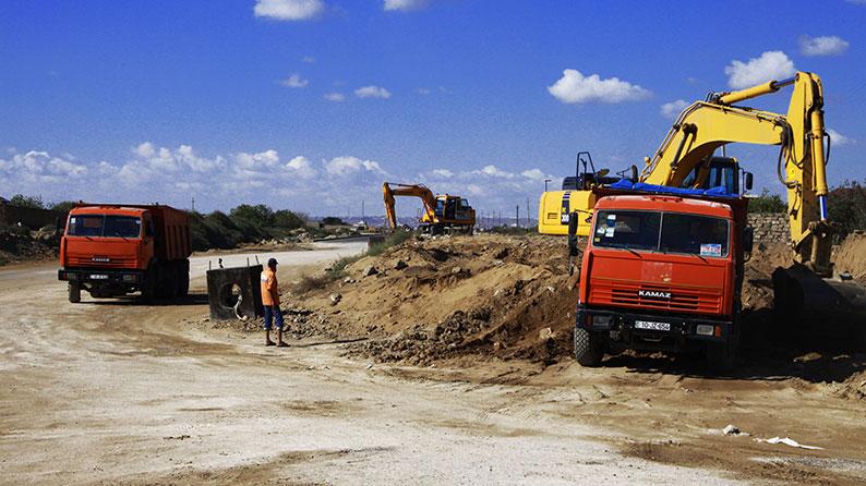 Construction of Gabala – Agdash motorway (0 - 22 km)