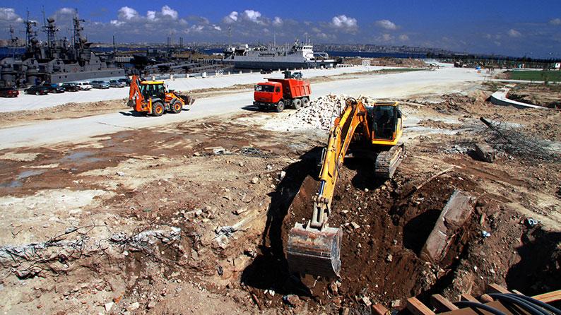 Construction of internal roads in the territory of Sangachal terminal
