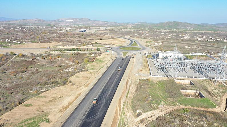 Construction of Fuzuli – Hadrut highway
